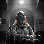 У меня больные ноги, можно ли провести венчание, если я буду сидеть, поднимаясь по необходимости. В день венчания разрешено причащаться?