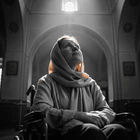 У меня больные ноги, можно ли провести венчание, если я буду сидеть, поднимаясь по необходимости. В день венчания разрешено причащаться?