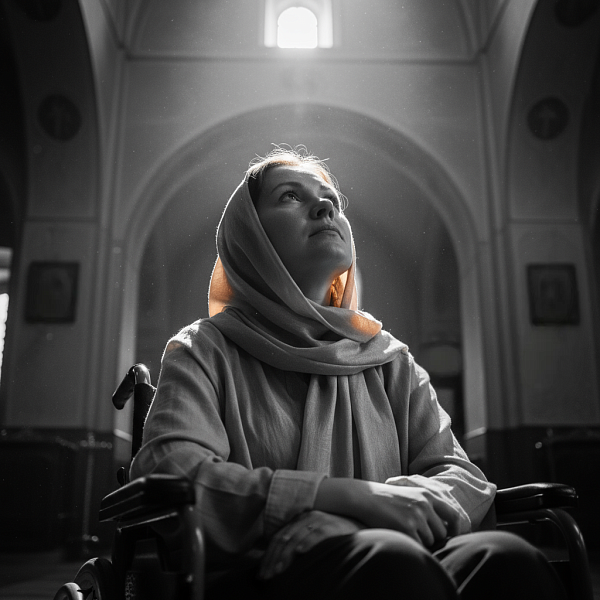 У меня больные ноги, можно ли провести венчание, если я буду сидеть, поднимаясь по необходимости. В день венчания разрешено причащаться?