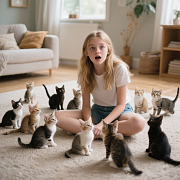 Мы с мамой живем в однокомнатной квартире, завели кошку и она родила 12 котят. В итоге не знаем что с ними делать, отдать некому, на улицу же не выбросишь. Как быть?