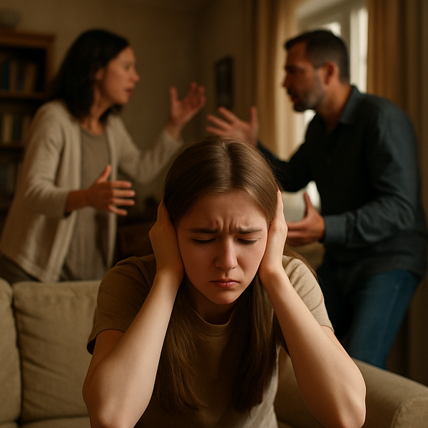 Как справиться с болью из-за ссор в семье и не причинять себе вред?