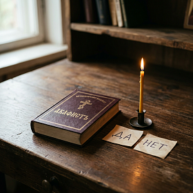 Можно ли принимать важные решения с помощью жребия после молитвы? Допустимо ли менять духовника?