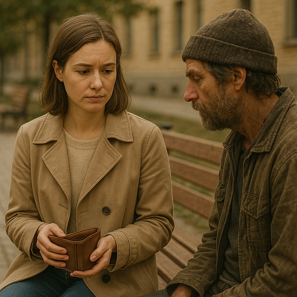 Должна ли я помогать пьющему знакомому, который не хочет работать? Как и кому оказывать милостыню?