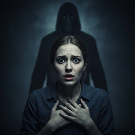 Когда вечером молюсь, появляется страх, кажется, что за спиной кто-то стоит. Как мне быть? Читать молитвы мне лучше одной, но страх останавливает меня.