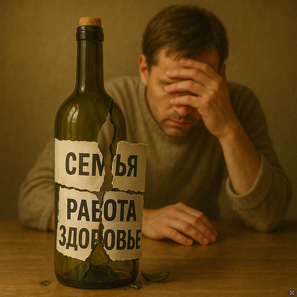 Муж выпивает, что делать?