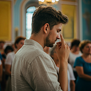 Как правильно креститься? Видел священники сокращают движения с плеча на плечо.  