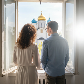 Встречаюсь с мужчиной, который жил в браке, незарегистрированном в ЗАГС, но с его бывшей женщиной их обвенчали. Считается ли это обрядом венчания? 