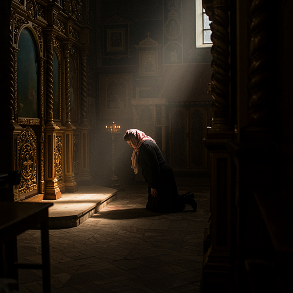 Как относиться к тому, что на Троицу сразу после Литургии служат вечерню с коленопреклонными молитвами, хотя по канонам в воскресенье нельзя делать земные поклоны?