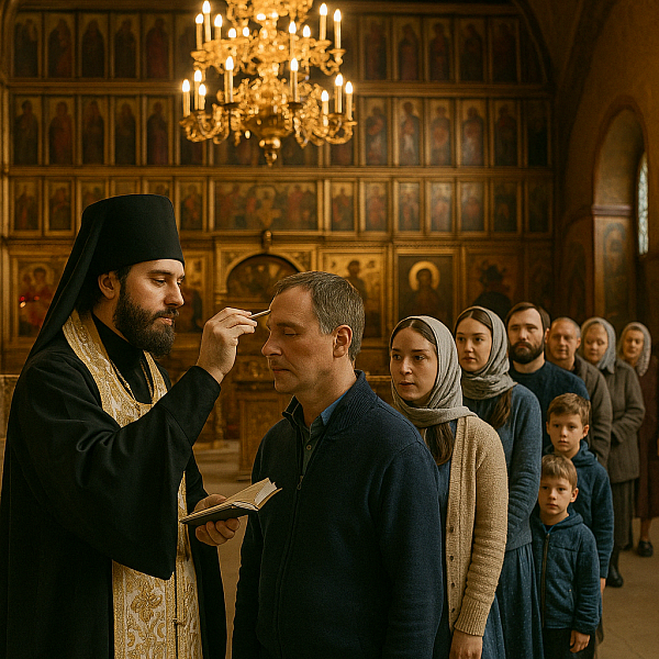 Считается ли участие в Соборовании, если покинула храм по болезни?