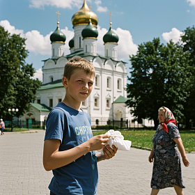 Моему ребенку 15 лет, недавно произошла ситуация, вышла женщина из церкви и дала ему сверток — молитвенник, отче наш и завернутую серебряную цепочку. Он испугался и выбросил все. Как к этому относиться? 