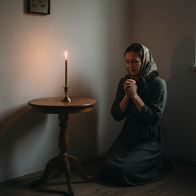 Ощущаю себя маловерной, потому что внутри себя ставлю условия Господу: буду ходить в храм, причащаться, молиться, а Ты сохрани жизнь моим родным. Как быть?